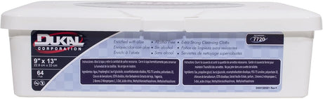 Dukal Premium Wet Wipes, Soft Premoistened, 9" x 13"