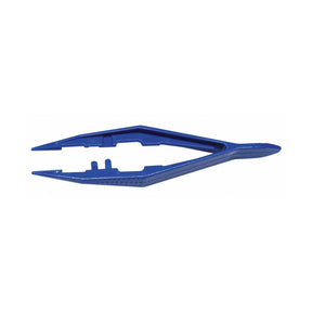 Medique Plastic Tweezers, Nonsterile, Serrated Tips, 4.5" - 77233-Single - LL Medico