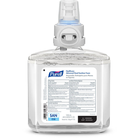 Purell Healthcare Advanced Hand Sanitizer Foam, 1200 mL, Case of 2 - 7753-02 - LL Medico