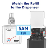 Purell Healthcare Advanced Hand Sanitizer Gel Refill for ES8 Dispenser, 1200 mL