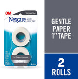 3M Nexcare Paper Medical Tape, 1 Inch x 10 Yard, White