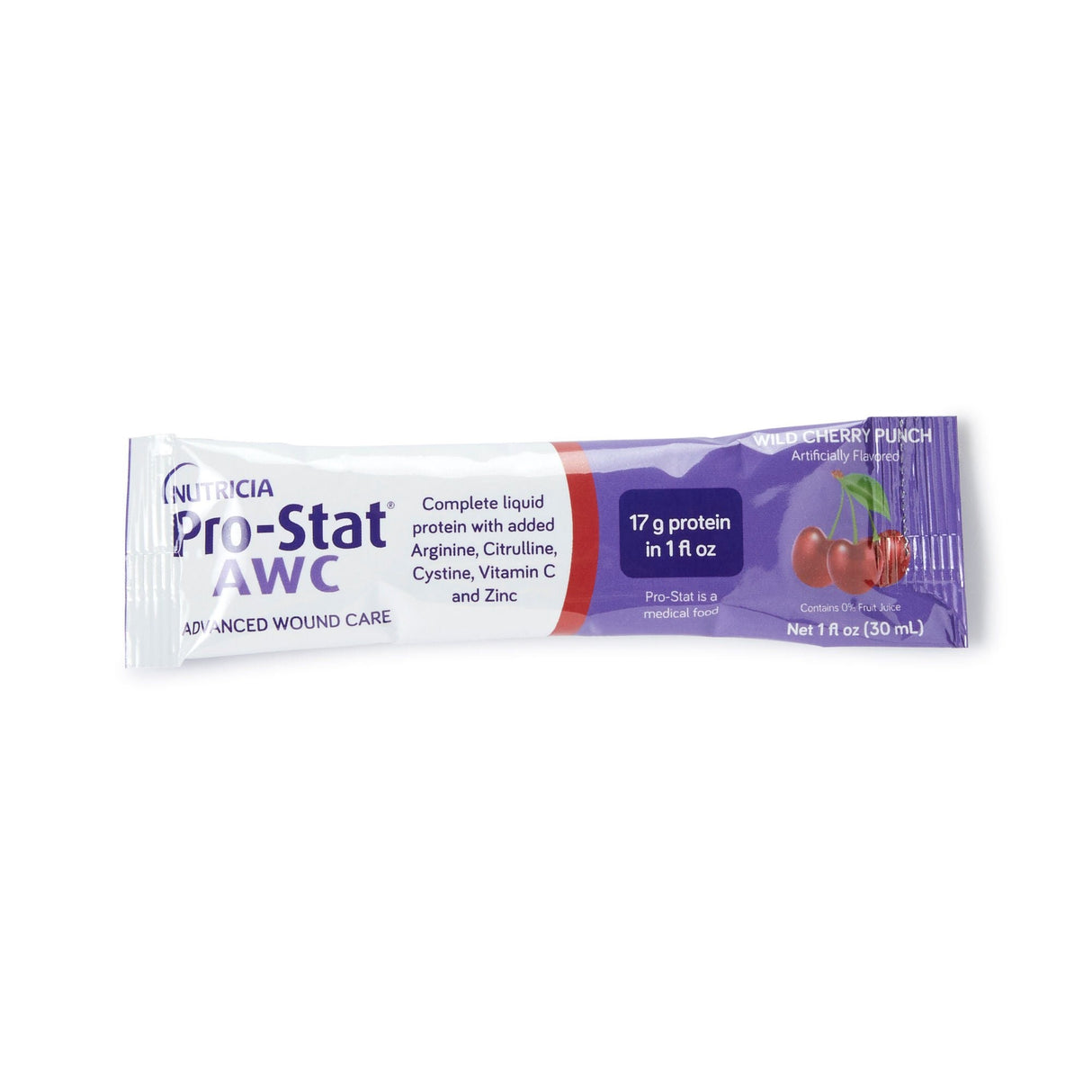 Pro-Stat AWC Sugar Free Liquid Protein Supplement, Wild Cherry Punch, 1 oz