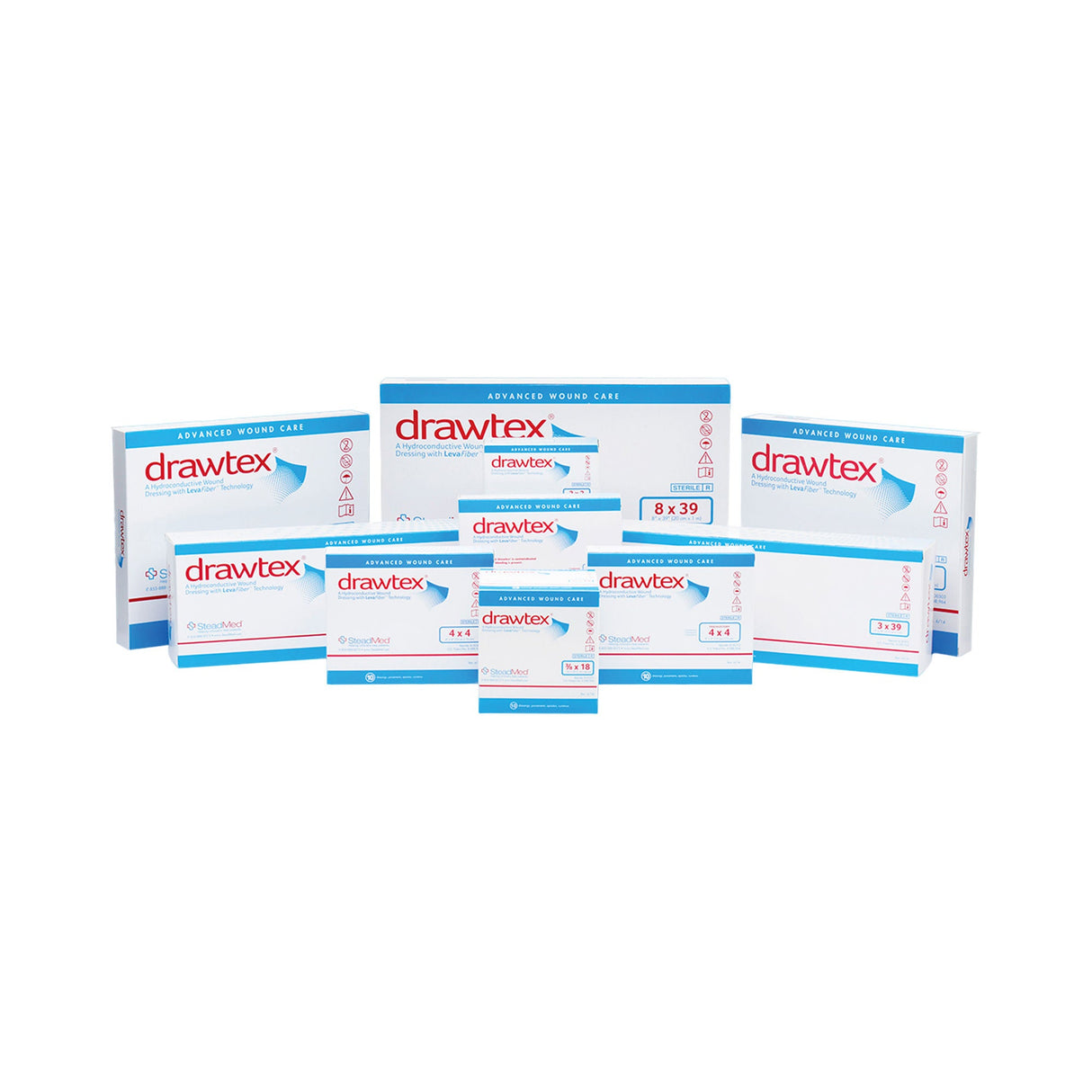 Drawtex Hydroconductive Wound Dressing Roll — 4" x 39"