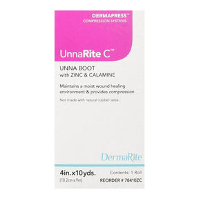 UnnaRite C Unna Boot with Calamine and Zinc Oxide, 4 Inch x 10 Yard