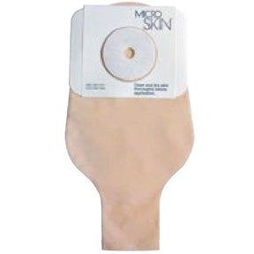 Cymed MicroSkin One-Piece Ileostomy Pouch, Flat, Opaque, 11-Inch