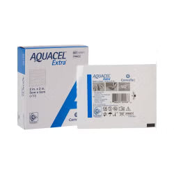 ConvaTec Aquacel Extra Gelling Fiber Wound Dressing, Square Sterile - 420671 - LL Medico
