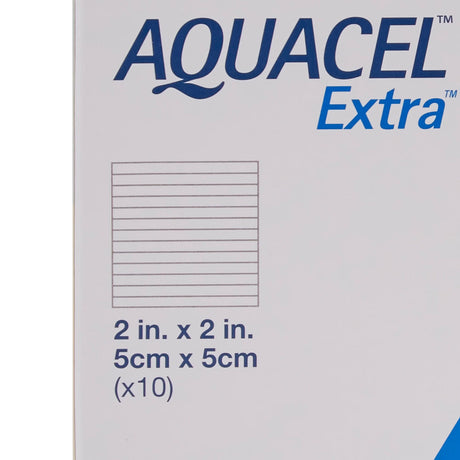 ConvaTec Aquacel Extra Gelling Fiber Wound Dressing, Square Sterile - 420671 - LL Medico