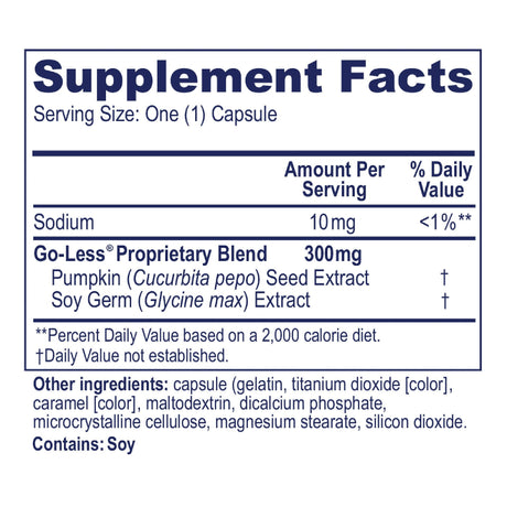 AZO Bladder Control with Go-Less Capsules, 300 mg - 787651760025 - LL Medico
