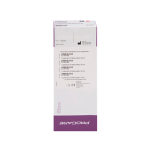 DJO ProCare ComfortForm Wrist Brace with Palmar Stay, Aluminum/Foam/Lycra, Black