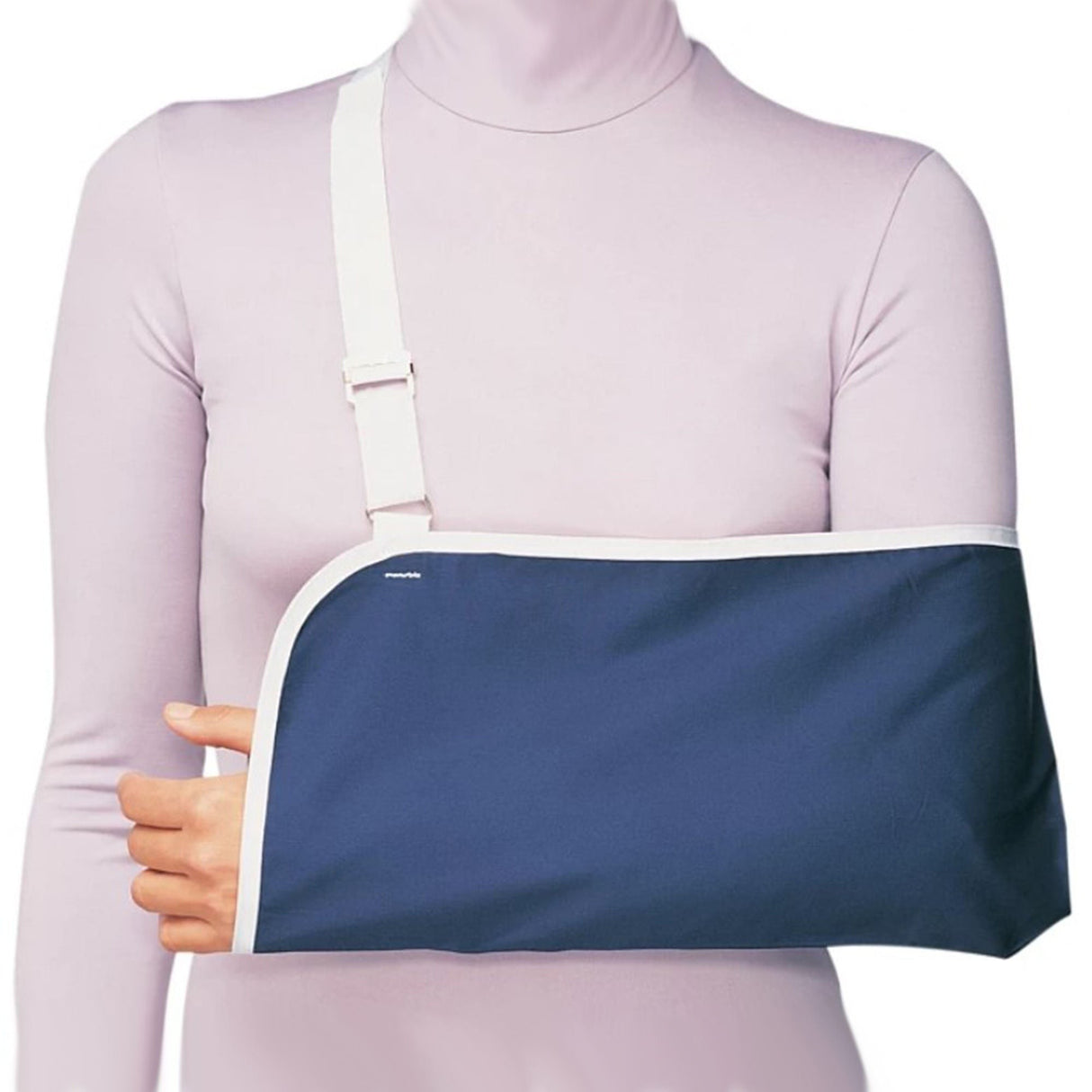 DJO ProCare Deep Pocket Economy Blue / White Polyester / Cotton Arm Sling