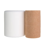 FlexPress2 Lite 2-Layer Lite Compression Bandage System, Self-Adherent Closure, 4" x 3.8 Yard / 4" x 5.5 Yard, Tan / White, Foam / Fabric, NonSterile, 20 to 30 mmHg - 79200-Single - LL Medico