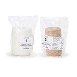 FlexPress2 2-Layer Compression Bandage System, Self-Adherent, Tan / White, Foam / Fabric, NonSterile - 79202-Single - LL Medico