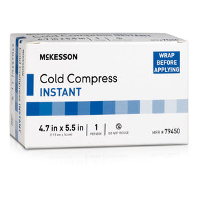 McKesson Instant Cold Pack, General Purpose, Disposable, 4.7" x 5.5" - 79450 - LL Medico