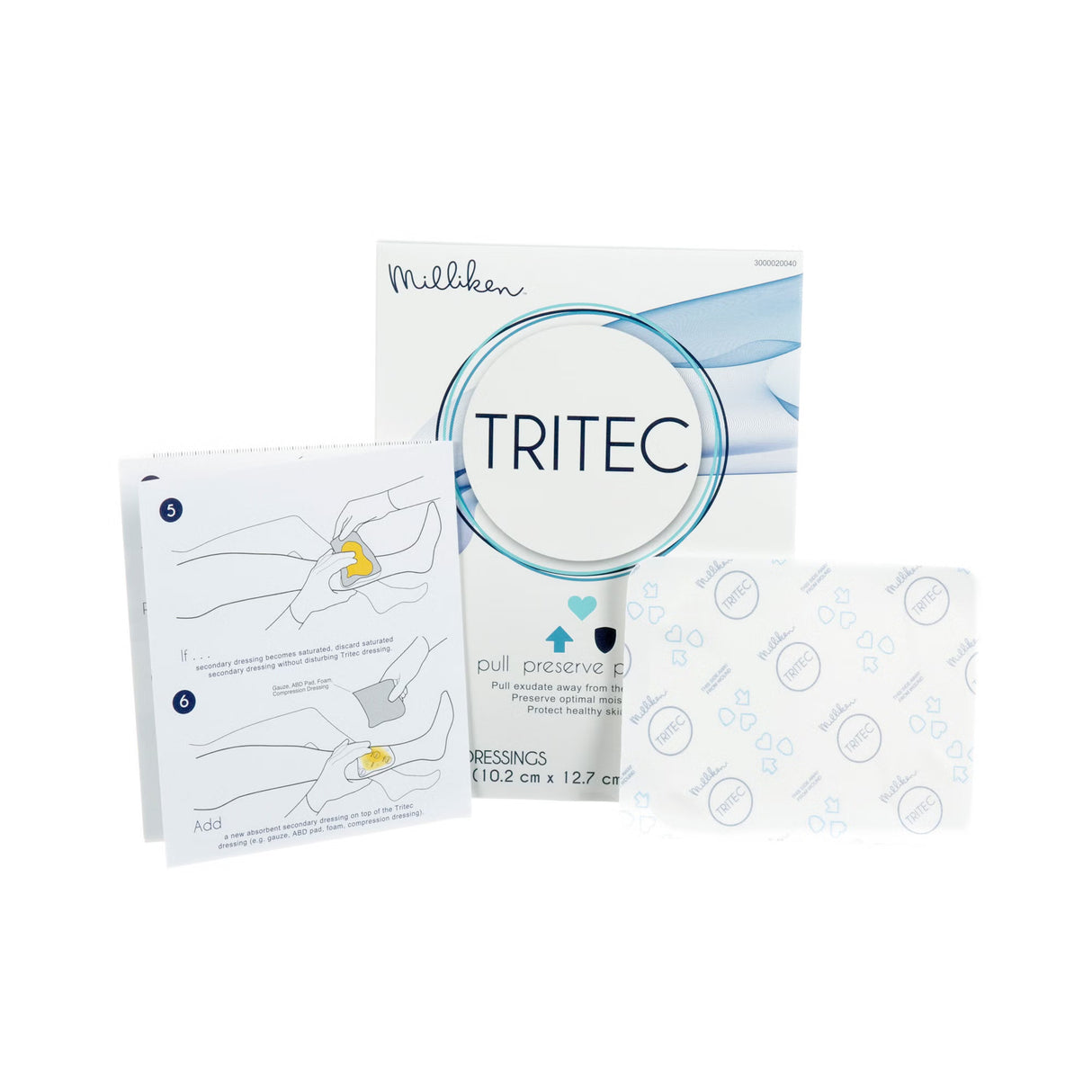Tritec Contact Layer Wound Dressing, 4 x 5 Inch