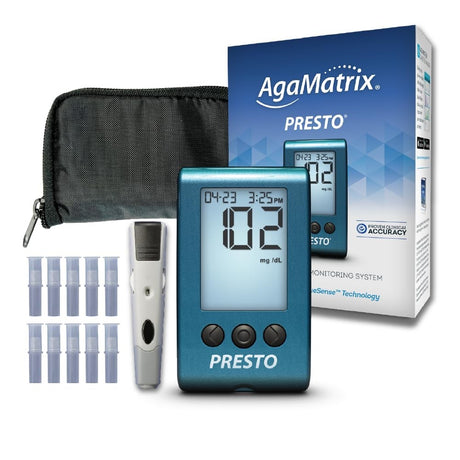 AgaMatrix Presto Blood Glucose Meter