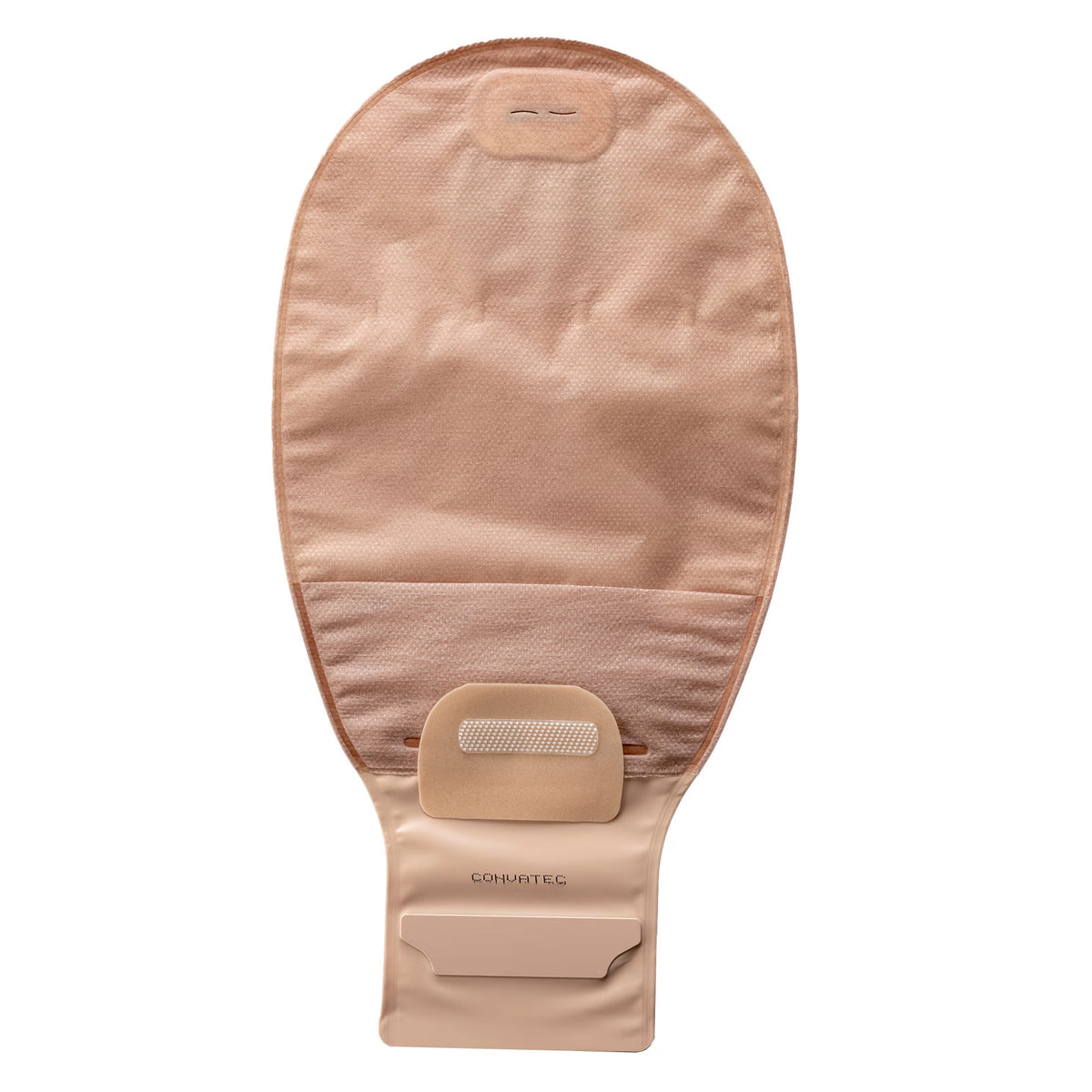 ConvaTec Natura Two-Piece Ostomy Pouch, Drainable with Filter, Beige, 12" Length - 416420-Single - LL Medico