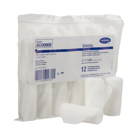 Hartmann Conco Conforming Bandage, 3 Inch x 4-1/10 Yard, 1-Ply