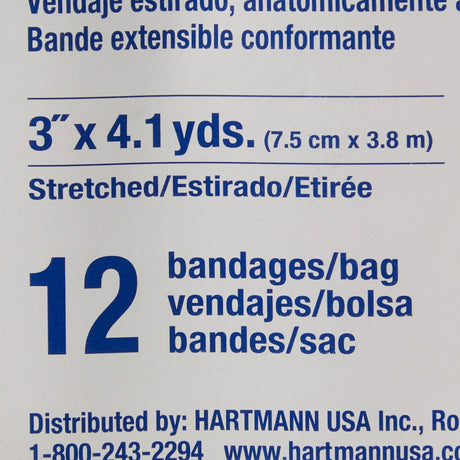 Hartmann Conco Conforming Bandage, 3 Inch x 4-1/10 Yard, 1-Ply