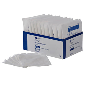 Cardinal Health Curity Sterile Nonwoven Sponge, 4 x 4 Inch, Four-Ply