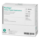 Puritan Swabstick, Cotton Tip, Wood Shaft, 6" Length, NonSterile - 806-WC-Box - LL Medico