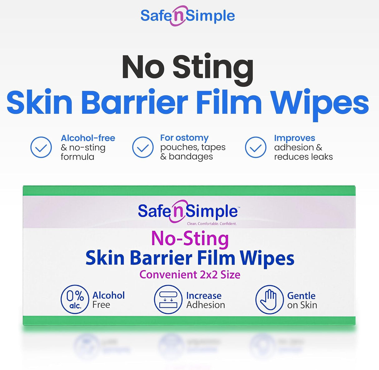 Safe n Simple No-Sting Skin Barrier Film, Unscented