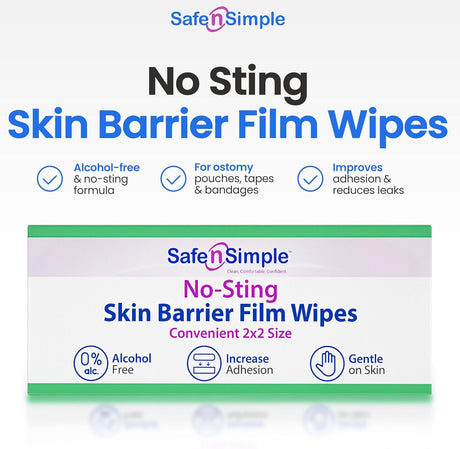 Safe n Simple No-Sting Skin Barrier Film, Unscented