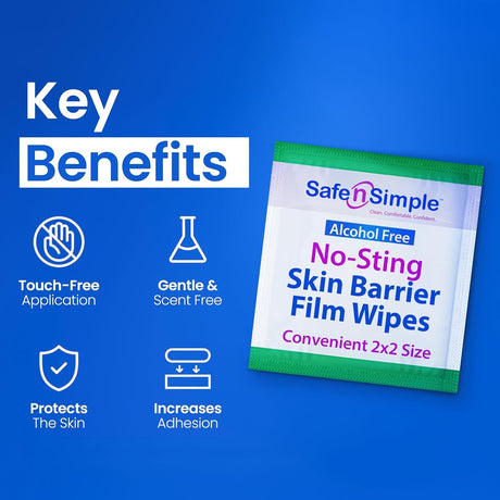 Safe n Simple No-Sting Skin Barrier Film, Unscented