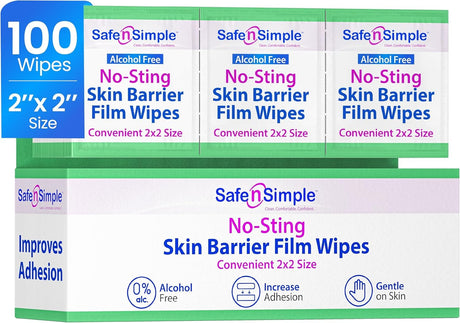 Safe n Simple No-Sting Skin Barrier Film, Unscented