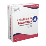 Dynarex Obstetrical Towelettes Cleanser/Deodorant, Scented, 5" x 7" - 1302 - LL Medico