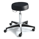 Exam Stool McKesson Without Backrest Pneumatic Height Adjustment 5 Casters Black