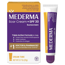 Mederma Scar Cream + SPF 30 Sunscreen Cream, 0.7 oz