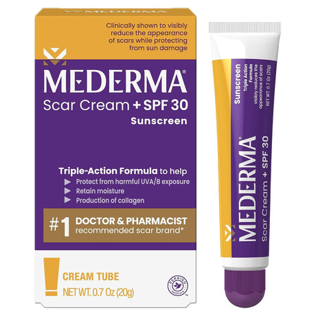 Mederma Scar Cream + SPF 30 Sunscreen Cream, 0.7 oz