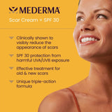 Mederma Scar Cream + SPF 30 Sunscreen Cream, 0.7 oz