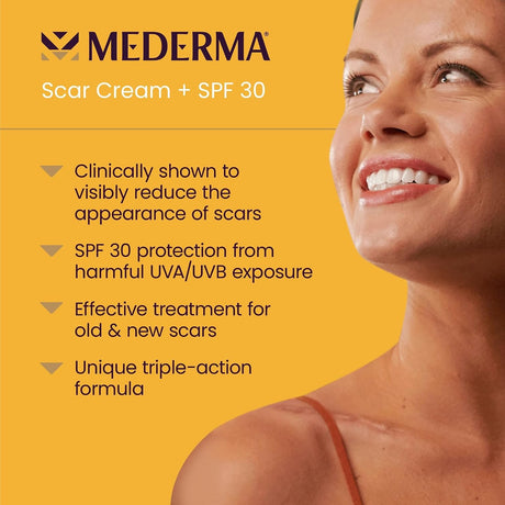 Mederma Scar Cream + SPF 30 Sunscreen Cream, 0.7 oz