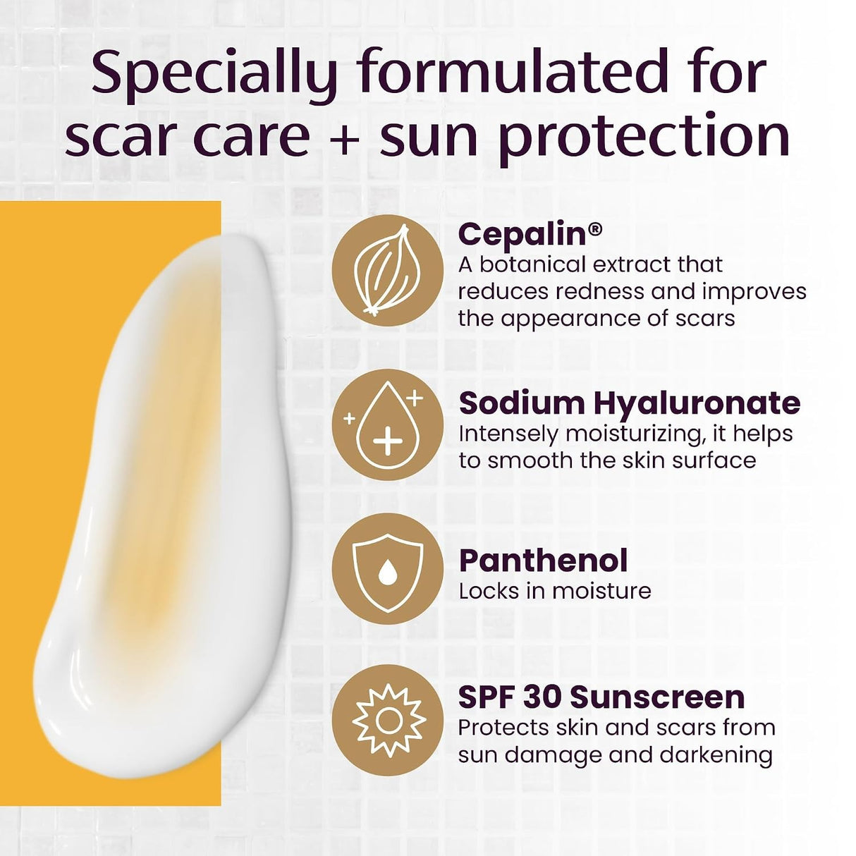 Mederma Scar Cream + SPF 30 Sunscreen Cream, 0.7 oz