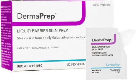 DermaPrep Liquid Barrier Skin Prep Wipe, Case of 1000