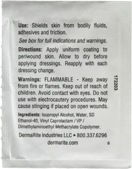 DermaPrep Liquid Barrier Skin Prep Wipe, Case of 1000