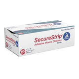 Dynarex Secure Strip Adhesive Wound Closure Strip, 0.25 x 3 Inch, Sterile - DYN3523 - LL Medico