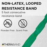 TheraBand Exercise Resistance Band, Non-Latex, Green, Heavy, 4" x 25 Yard