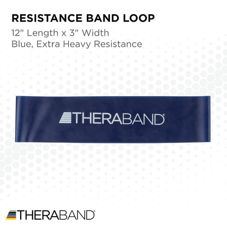 TheraBand Exercise Resistance Band, Blue, X-Heavy, 25 Yard