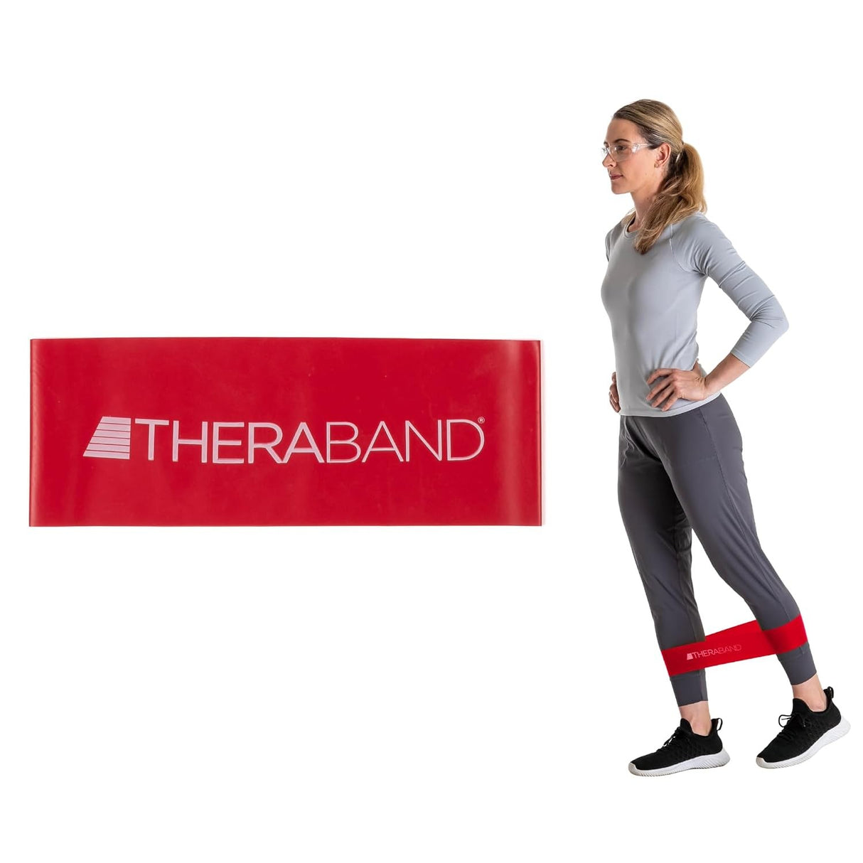 TheraBand Exercise Resistance Band, Blue, X-Heavy, 25 Yard