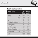 Vitaflo Isoleucine50 Medical Food Powder, Unflavored, 4 Gram Packet