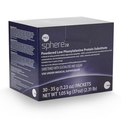 Vitaflo PKU Sphere 20 Oral Supplement Powder, Vanilla, 35 Gram Packet