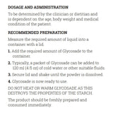 Glycosade Oral Supplement Powder, Unflavored, 60 Gram Packet