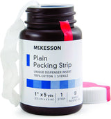 McKesson Iodoform Wound Packing Strip, 1 Inch x 5 Yard