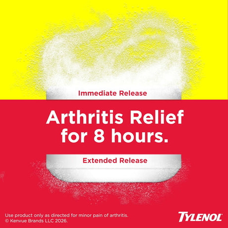 Tylenol 8 HR Arthritis Pain Extended-Release Caplets, 650 mg Acetaminophen - LL Medico