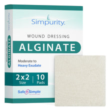 Safe n Simple Simpurity Calcium Alginate Wound Dressing, Sterile, 2" x 2" - SNS50702 - LL Medico