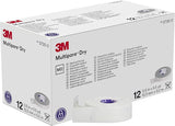 3M Multipore Dry Dressing Retention Tape w/ Liner, 0.5 Inch x 5.5 Yard, White