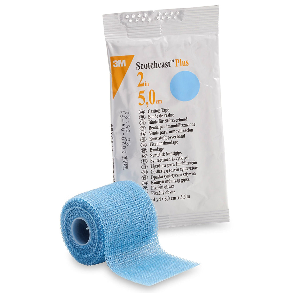 3M Scotchcast Plus, Cast Tape, Light Blue, Fiberglass - Resin - LL Medico
