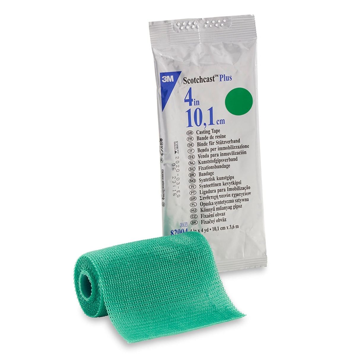 3M Scotchcast Plus, Cast Tape, Green, Latex-Free, Fiberglass / Resin - LL Medico